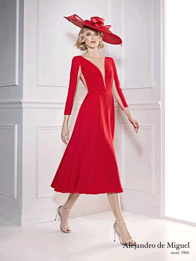 Vestido Corto Mod 1066 Alejandro De Miguel